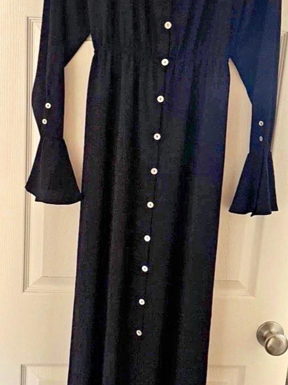Paolino Black Maxi Dress Size XL Like New